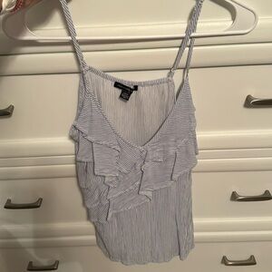 American Eagle ruffle tank